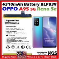 ORI 4310mAh Battery BLP839 Compatible For OPPO A95 5G /  OPPO Reno 5z / OPPO Reno5 z with Opening To