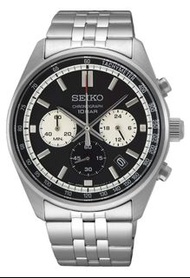 太子/銅鑼灣門市 全新 精工錶石英計時手錶 SEIKO QUARTZ WATCH 黑面 SSB429P1 SSB429