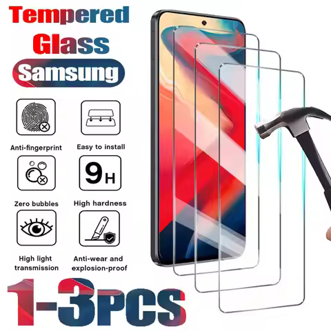 1-3 PCS Tempered Glass for Samsung A10 A30 A50 S A70 A80 Screen Protector for Samsung A11 A21 A31 A7