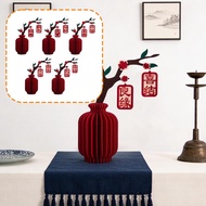 [Homyl478] Vase with Honeycomb Pattern As Table Decoration for Chinese New Year 2026, 3D Handicraft,