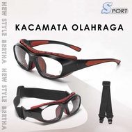 Bertha Frame Kacamata Sporty Bisa Minus Kacamata Olahraga Futsal,Basket,Voli Fasion Sport Ringan Dan