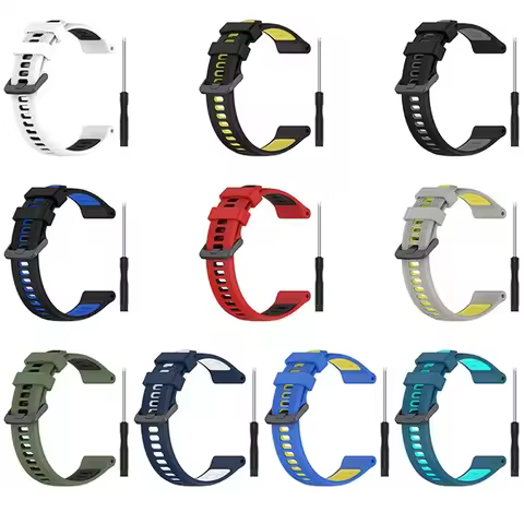 Replacement Silicone Bracelet For Garmin Forerunner 965 955 945 745 Smart Watch Sport Strap For Feni
