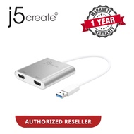 J5create USB 3.0 to 4K HDMI and 2K HDMI Dual Display Adapter (JUA365)