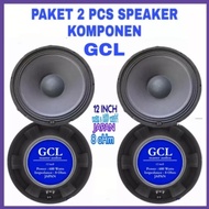 komponen Speaker 12 Inch , 2 Pcs 600 Watt 8 Ohm, Master Audios.