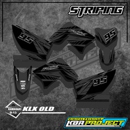 COD Stiker KLX LAMA striping KLX LAMA motor variasi Racing D-15 BAHAN MAXDECAL
