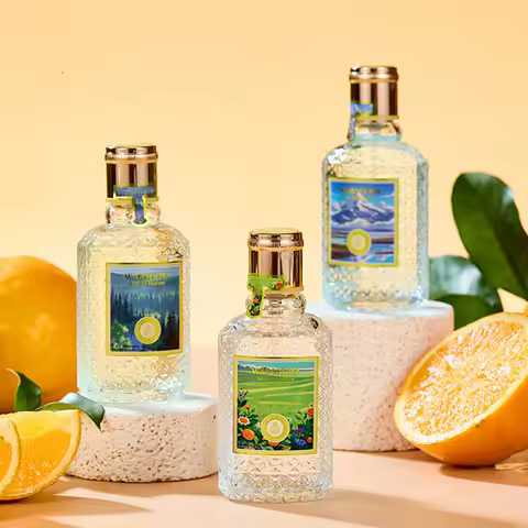 Floral Fruity Citrus Perfume Spray,Orange Basil Women Scent,Rose/Musk/Lemon/Pink Pepper/Patchouli Fr