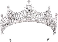 Wedding Tiara for Bride Princess Tiara Headband Bridal Crown,Crystal Rhinestone Hair Jewelry Decor f