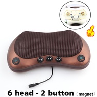 Massage pillow for back neck and shoulders with heating Electric roller massager