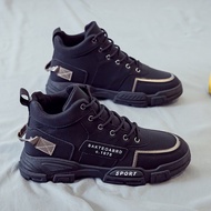 AA18-Men Boots Mens Winter Shoes Fashion Snow Boots Shoes Plus Size Winter Sneakers Ankle Men Shoes 