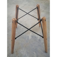 Creative Curvy Eames Chair Solid Wood Leg parts spare part loose repair restore restoration kerusi k