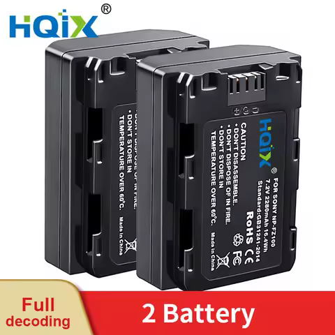 HQIX for Sony A7RⅤ A7R5 A6600 A9 A9Ⅱ ILCE-7SM3 FX3 A7R3A A1 A7RⅢ A7Ⅲ A7R Ⅳ A7R4 A7S Ⅲ A7C Camera NP-