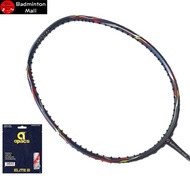 Apacs Imperial Control Navy Grey 【Install with String】Apacs Elite III (Original) Badminton Racket (1pcs)