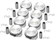 VeloBoost 11257613626 Piston Ring Kit 8Pcs Fit for BMW N63B44 4.4L Engine for F07 F10 G30 F06 F12 F0
