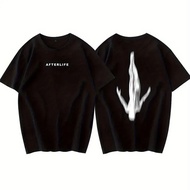 Best Music Business T-Shirt 100 OPENED Men AFTERLIFE & DJ Anyma with Soundwave Logo 100 Graphic DJ C