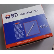 BD Micro-Fine Plus  0.5ml (insulin injection syringe disposable)