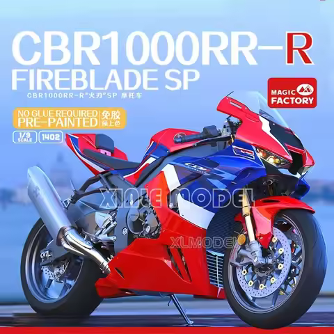 Magic Factory Assembled Model Kit 1402 CBR1000RR-R FireBlade SP Motorcycles （No need to color） 1/9