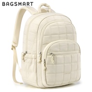 BAGSMART กระเป๋าเป้สะพายหลังใส่โน้ตบุ๊คขนาด 15.6 นิ้วกระเป๋าเป้สะพายหลังกันน้ำสำหรับเดินทาง กระเป๋าน