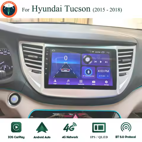 Car Autoradio DVD Player For Hyundai Tucson 2014 2015 2016 2017 2018 Auto GPS Navi Monitor Tape reco