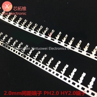 PH2.0/HY2.0 Cold Crimping Terminal Head 100Pcs PHB2.0 Wiring Crimp Connector