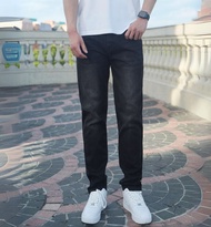 Quần Jean Nam Ống Côn H90 Dáng Slimfit Form Ôm Thoải Mái Chất Bò Co Giãn QDJ04