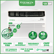 Everest Endura 1.5HP Full DC Inverter Window Type Aircon with Remote Control/ Endurance Power/ Wide 