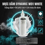 Genuine Dynamic WD1 white tattoo ink, WD1 Dynamic tattoo ink specializes in white tone change