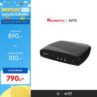 Aconatic กล่องรับสัญญาณทีวีดิจิตอล รุ่น 357T2 (รับประกัน 1 ปี)