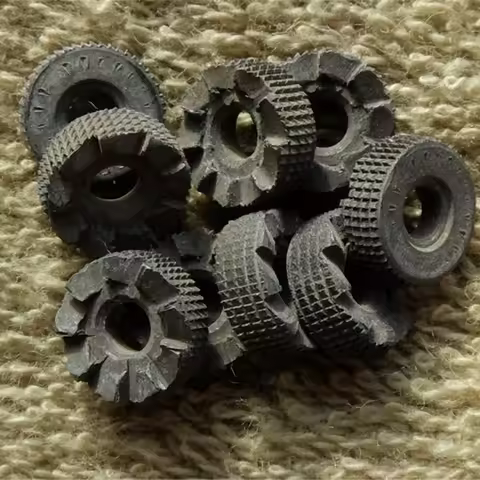 3pcs/Pack 9*2.5*4mm 9 Claw Steel Grind Wheel Fit For Vintage Automatic Press Lighter Replacement Rep