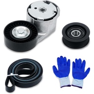 90K-39282D 39282 38082 Serpentine Belt Drive Kit with Tensioner & Idler Pulley Compatible with Dodge