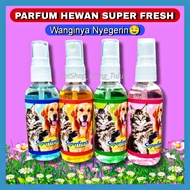 PSWT- Cat Dog Rabbit Ferret Perfume 60mL Super Fresh Dog Perfume Animal Perfume Towel Shampoo