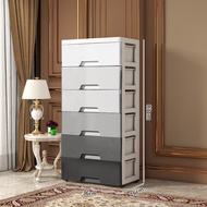 Ecoo  ตู้ลิ้นชัก กว้าง 50cm 7/6/5/4/3ชั้น ตู้เสื้อผ้า เพิ่มหนา ตู้ลิ้นชักพลาสติก มีล้อ เป็นมิตรกับสิ