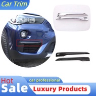 2pcs Carbon Fiber Front Fog Lamp Strips Trim Molding For BMW New X1 F48 2016-2018 Car Styling Access