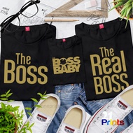The Boss Baby The Boss The Real Boss Family Shirt (SOLD PER PIECE NOT SET)