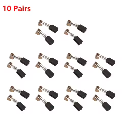 10Pairs Carbon Brushes Replacement Angle Grinder Carbon Brushes 5x8x12mm For Black Decker G720 Power