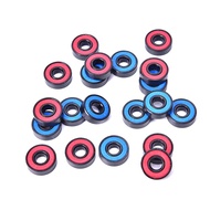 10 Pcs/set 608 2RS Bearing Deep Groove Steel Sealed Ball Bearings