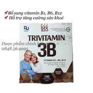 [CHÍNH HÃNG] TRIVITAMIN 3B hộp 100 viên nang mềm - Bổ sung Vitamin nhóm B (B1-B6-B12) hỗ trợ tăng cư