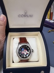 CORUM 錶 鑽圈 美國國旗款