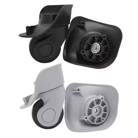 1 Pair Suitcase Wheels Swivel Casters Silent Baggage Wheel High Quality Luggage Wheel Replacement Fo