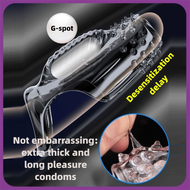 【New Product】condom men delay Vibrating Condom finger condom condom berduri getah ring kondom tebal
