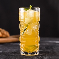 Gelas Kaca Unik Cocktail Mocktail Juice Hawaiian Tiki Glass 400ml