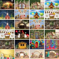 Mexico Fiesta Photography Background Barn Haystack Flower Desert Cactus Guitar Flags Kids Boy Birthd