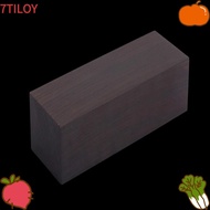 7TILOYSHOP 4PCS Ebony Wood Lumber, Ebony Color Ebony Ebony Handle Plate, Durable 12cm x 4cm x 2.5cm(