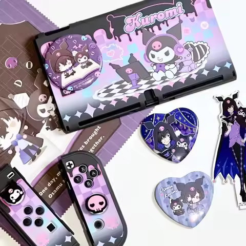 Hot Sanrio For Switch 2 OLED Dockable Protective Case Sanrio Themed Hello Kitty Cinnamoroll Pom Pom 