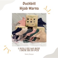 9(0)6 Masker Duckbill Hijab/Masker duckbill headlop