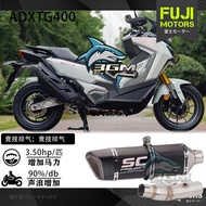 Sym Adxtg400 Exhaust Pipe Muffler Full System Exhaust Adxtg 400 Slip on Titanium Header Adxtg400