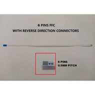 NEW 6 PINS 0.5MM PITCH 150MM LENGTH FFC FPC FLAT RIBBON CABLE FOR ASUS X451C A43S K43S A53S K53S X53