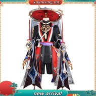 Polyester Genshin Impact Kunikuzushi-wanderer Wanderer Scaramouch Cosplay Bamboo Hat Adult Outfit