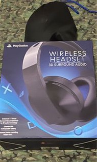 90%new PlayStation wireless headset Platinum 3D surround audio 無線耳機(ps4 ps5)