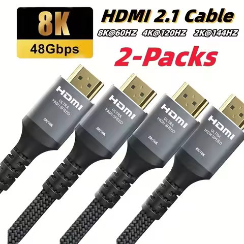 CYANMI 8K HDMI2.1 Cable for Xbox X PS5 Xiaomi Mi Box 8K/60Hz 4K/120Hz HDMI Cable Splitter Switch Cab