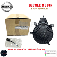 Nissan Navara D40/D22 • MODEL 4Leg (2008-2013) Car Aircond Blower Motor